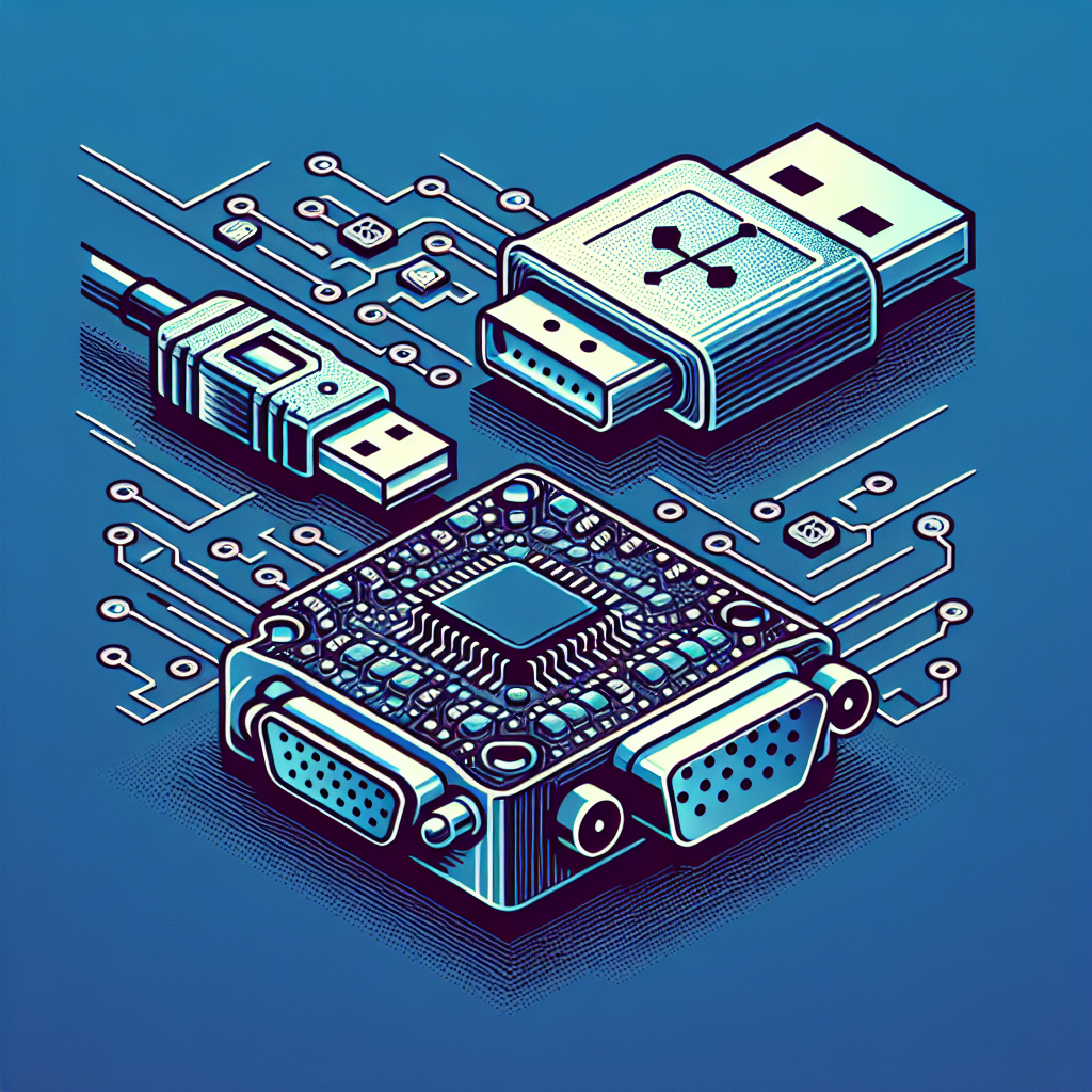 Are there USB to VGA adapters with dedicated graphic chips?